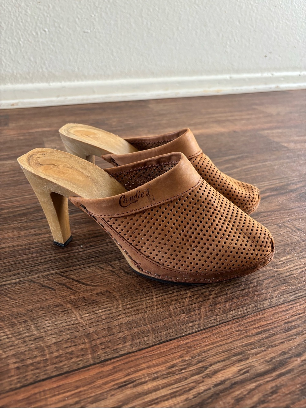 Vintage - 1970's Original Candie's
Heeled Clogs